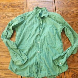 Frank&Eileen Barry Green button down shirt sz Small